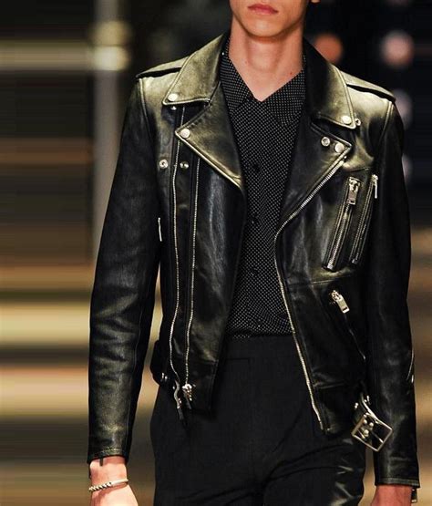 SAINT LAURENT Leather Jackets for Men 